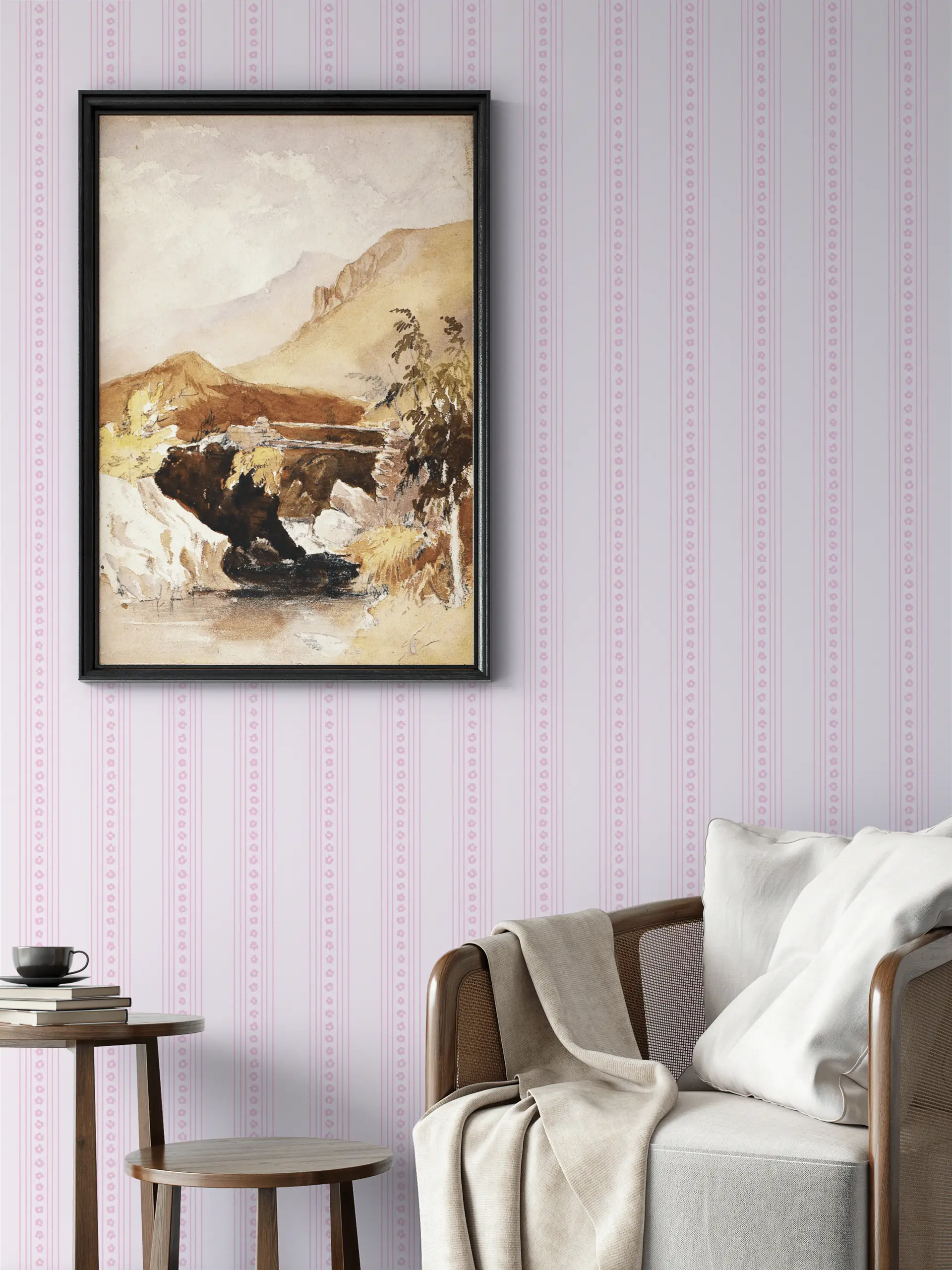 Petite Bloom Stripes pink preview