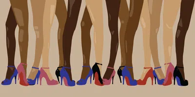 High Heels Mural 1 design