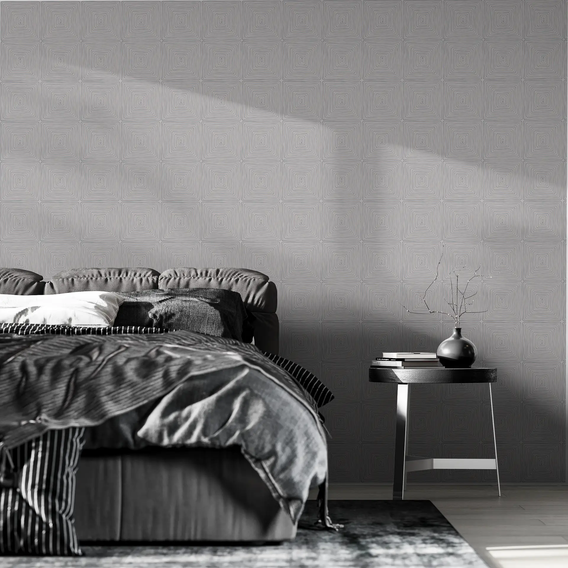 Egyptian Tessellation grey wallpaper preview