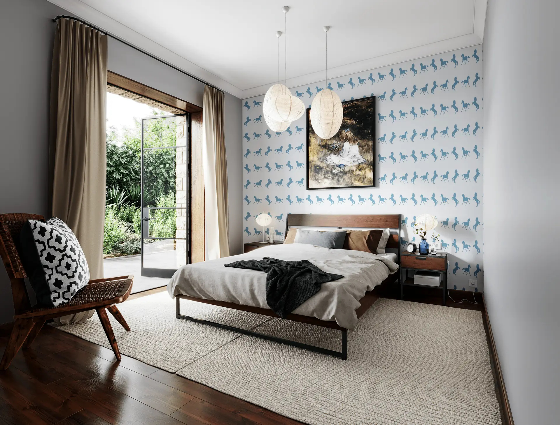 Galloping pastels blue preview