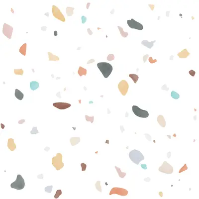 Watercolor Terrazzo wallpaper design