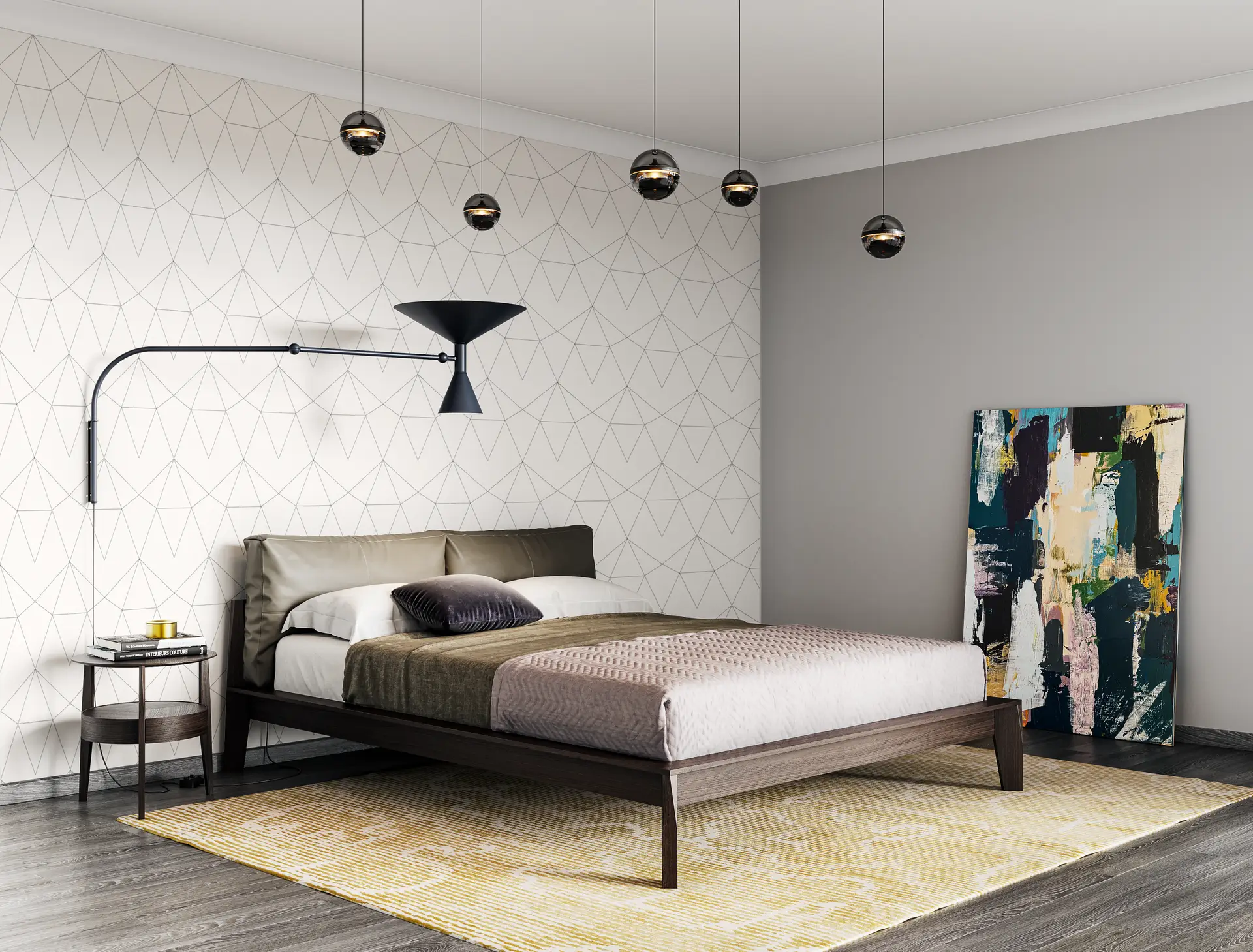 Geometric lasers wallpaper preview