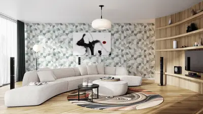 Abstraction in bright green wallpaper preview