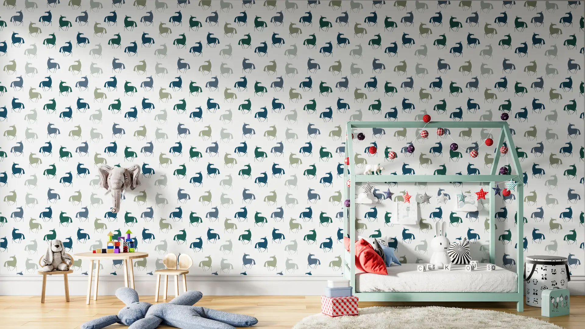 Horse Tile green preview