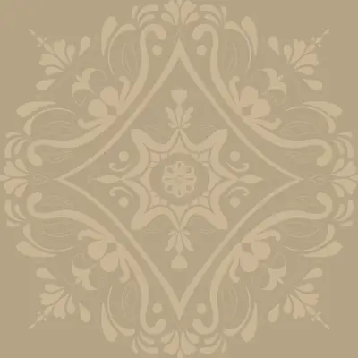 Floral Mandala brown wallpaper design