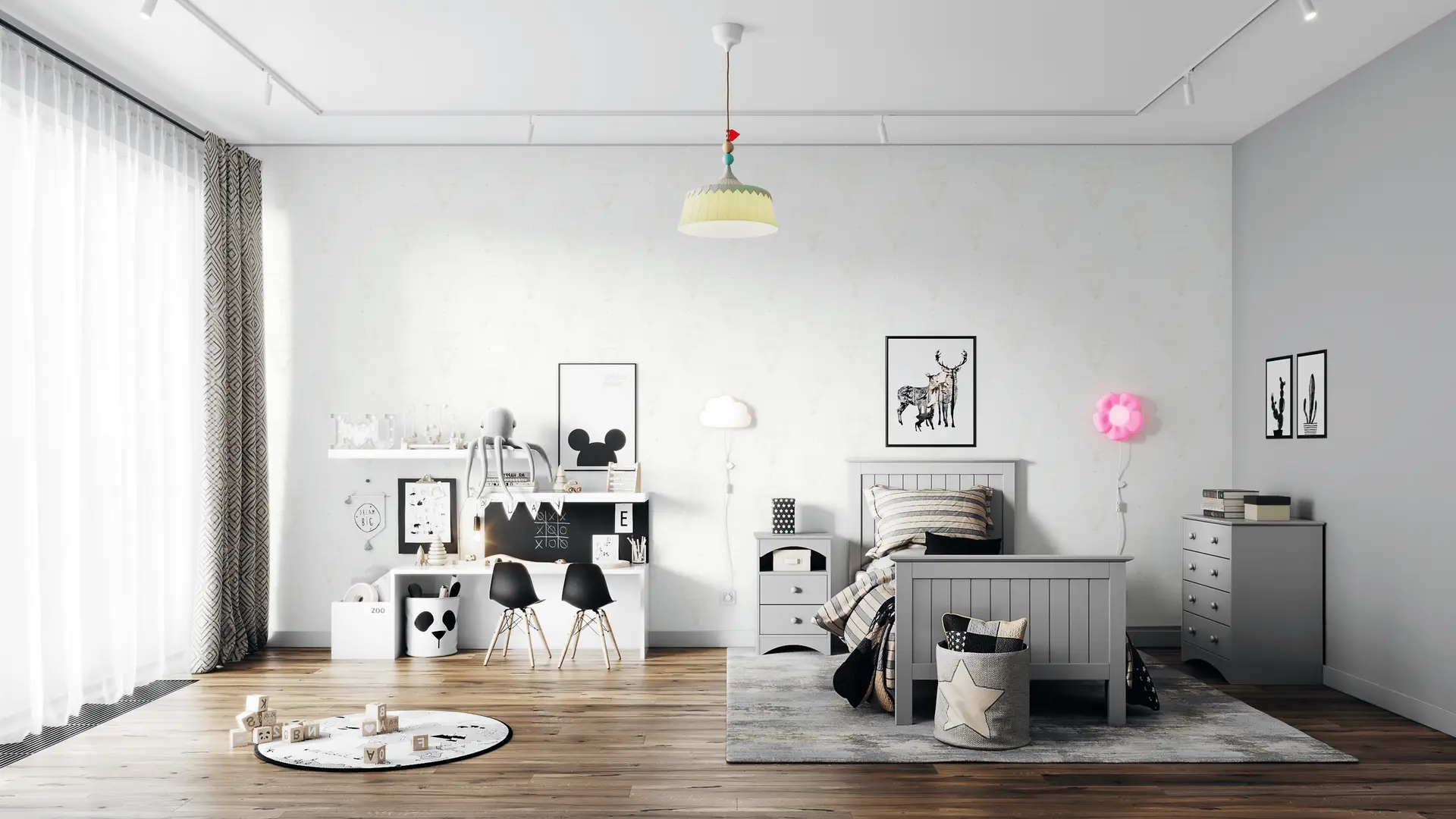 Minimalistic airballoons beige stars preview