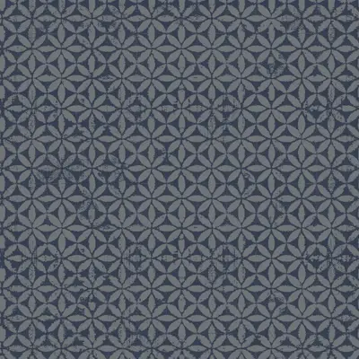 Vintage Tiles Blue wallpaper design