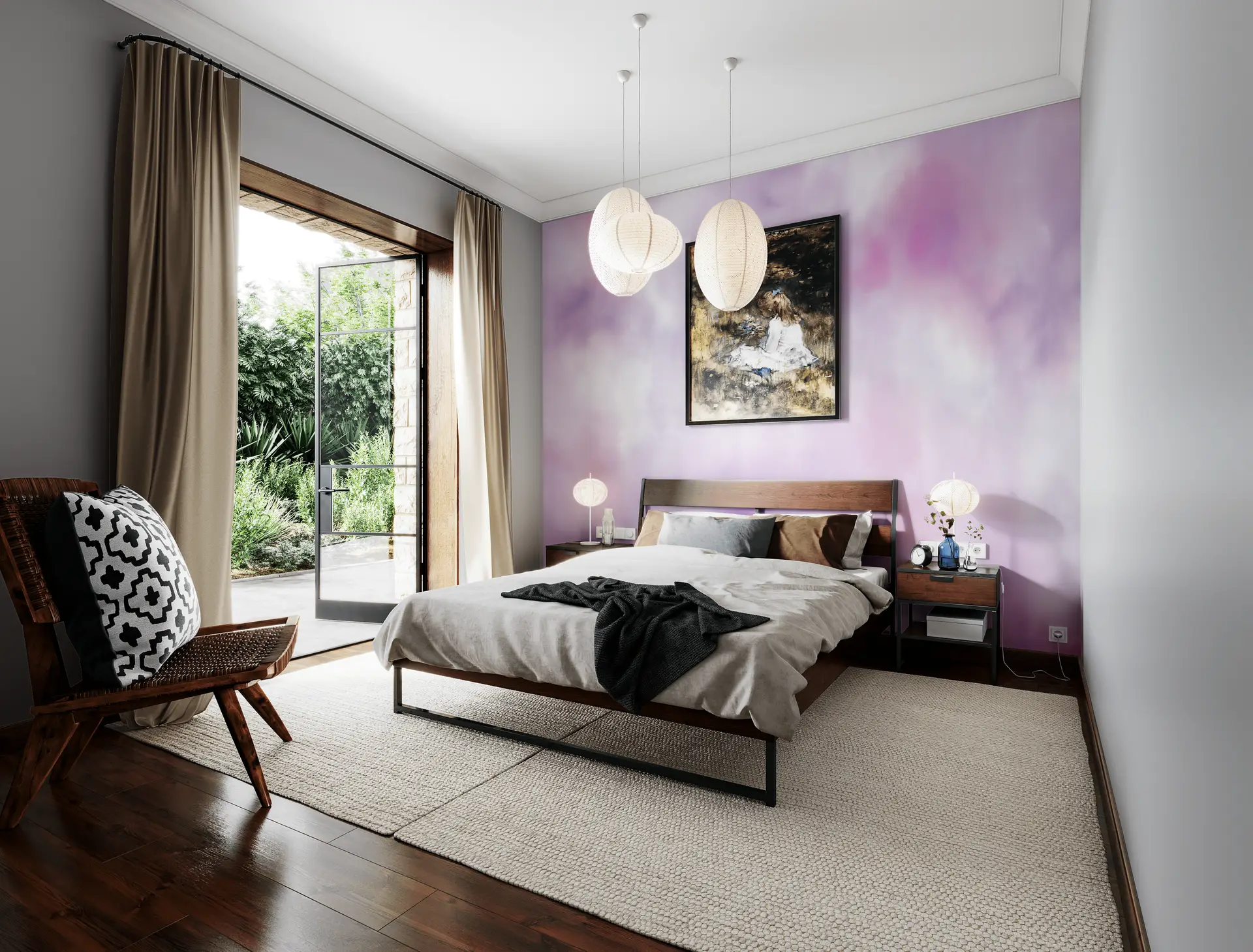 Color Explosion Mural pink preview