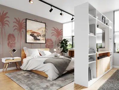 Palm Passage Red Clay mural preview