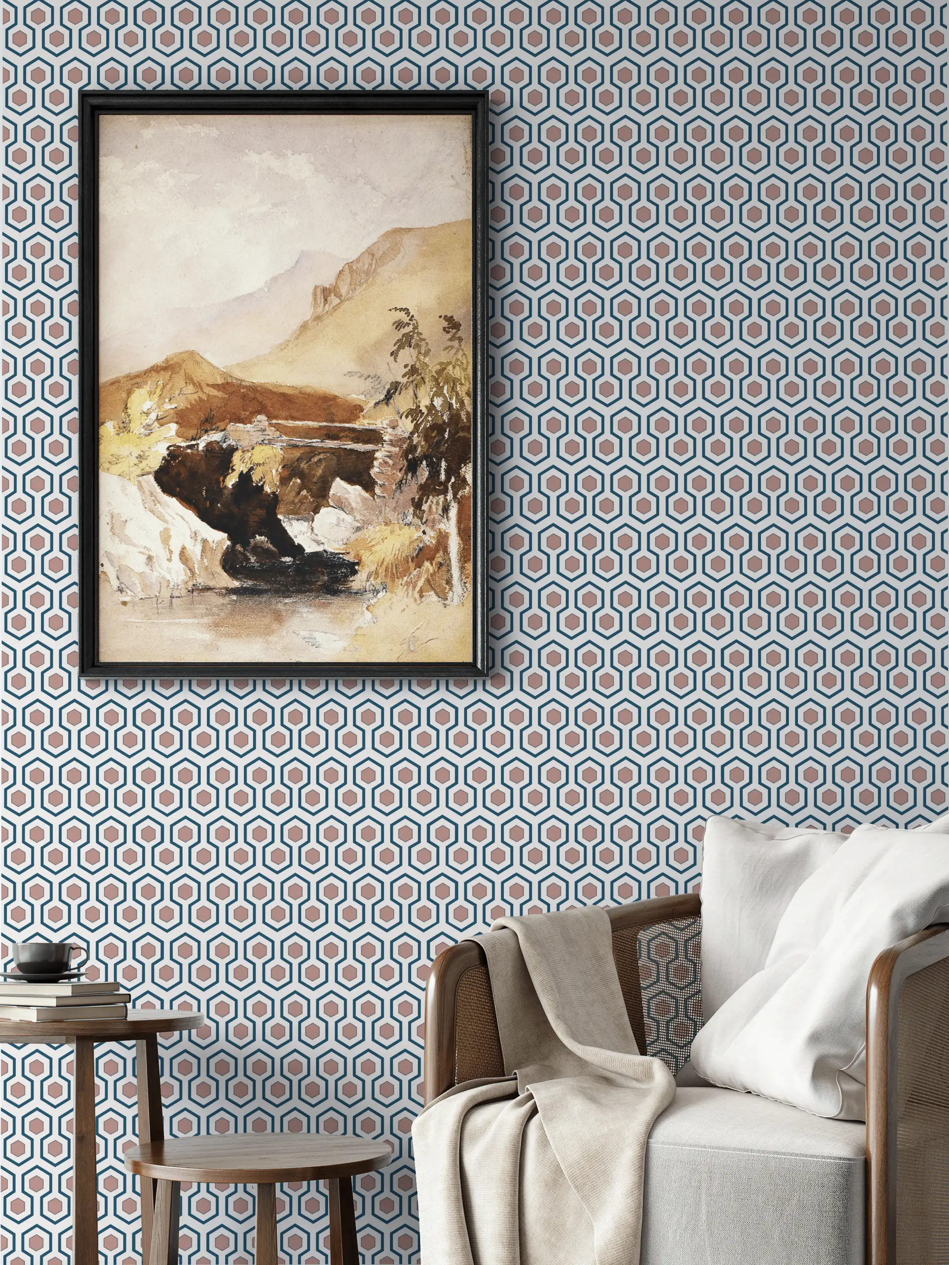 Modern Mosaic Light wallpaper preview