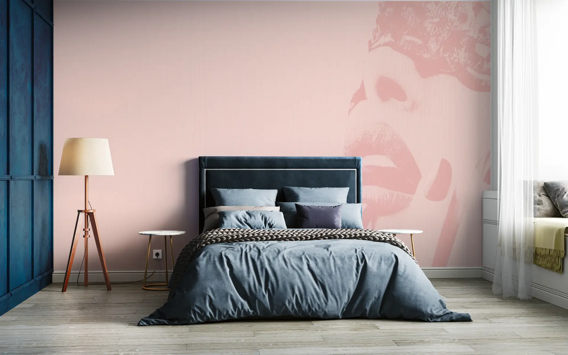 Masquerade Mural pink preview