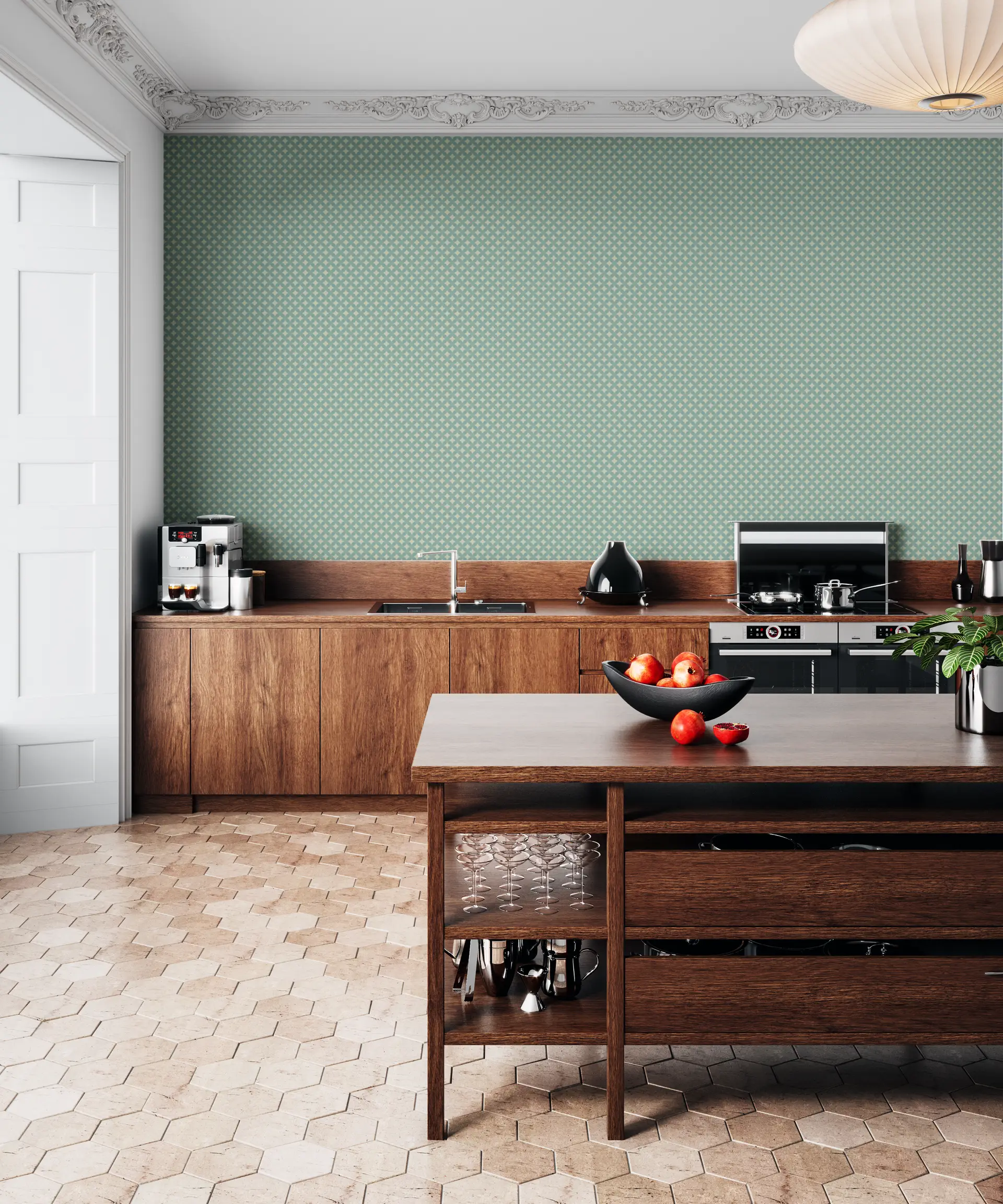 Dense dots green preview