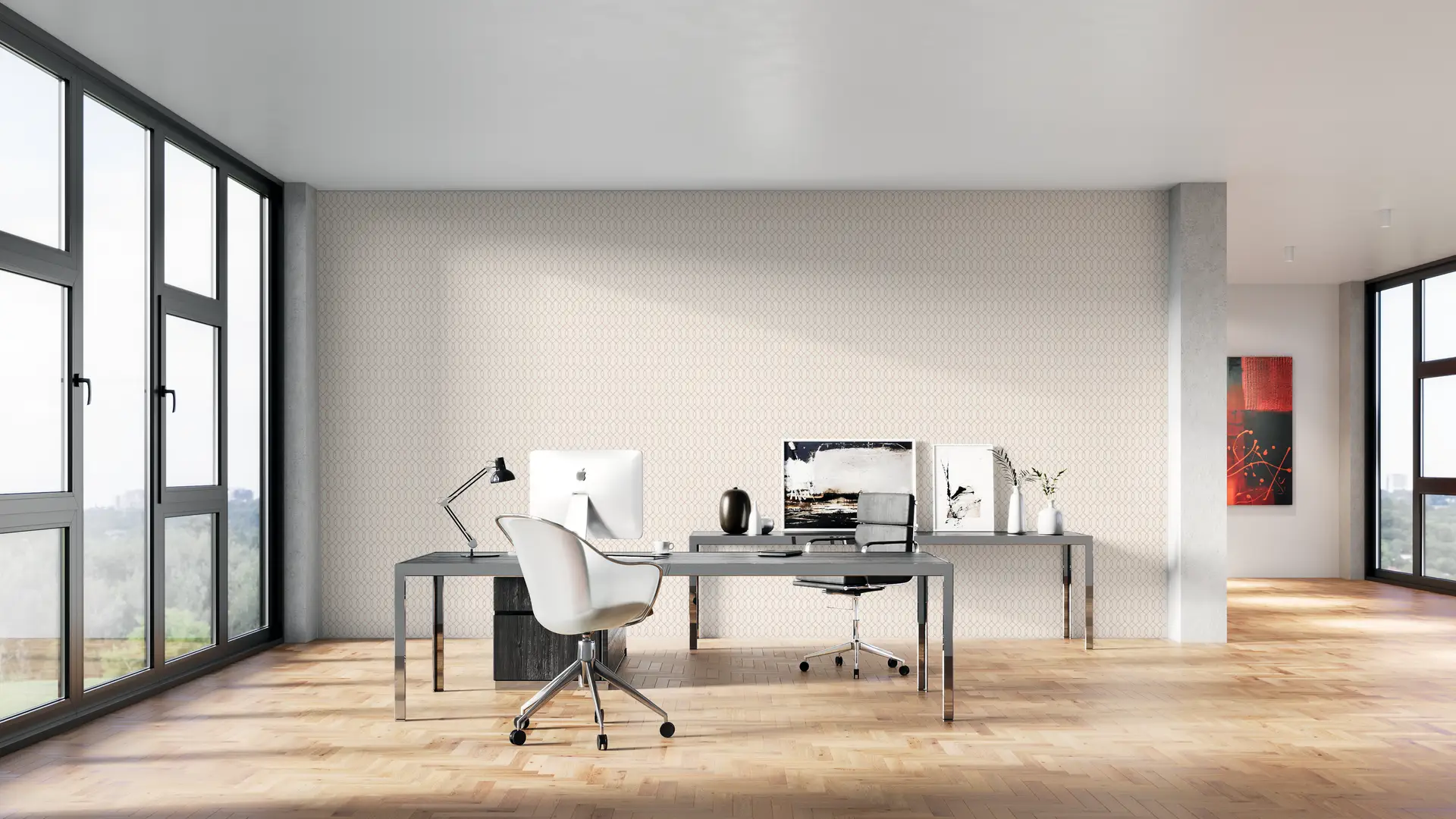 Outlined Curved Geometric preview