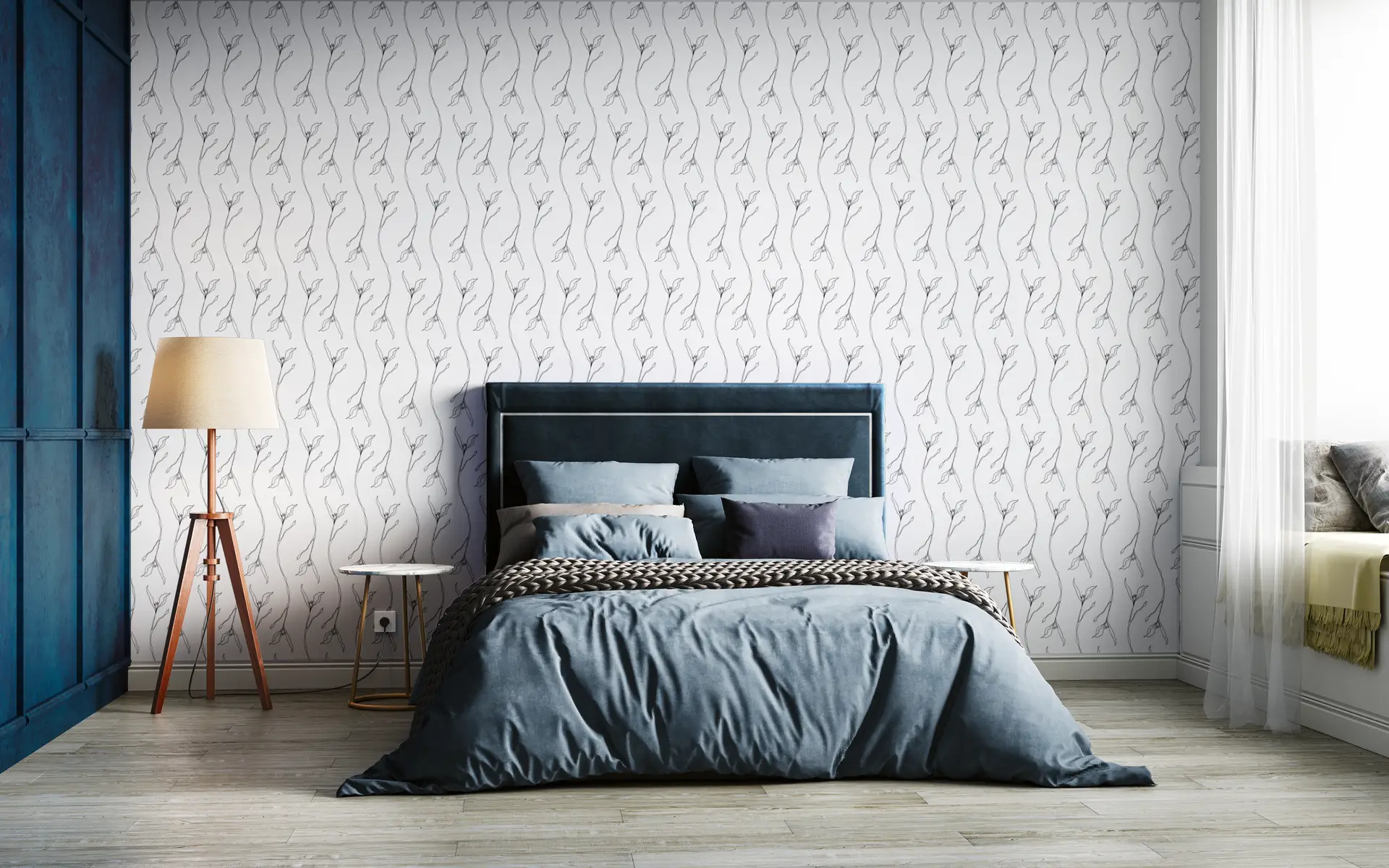 Minimalist Bloom black&white preview