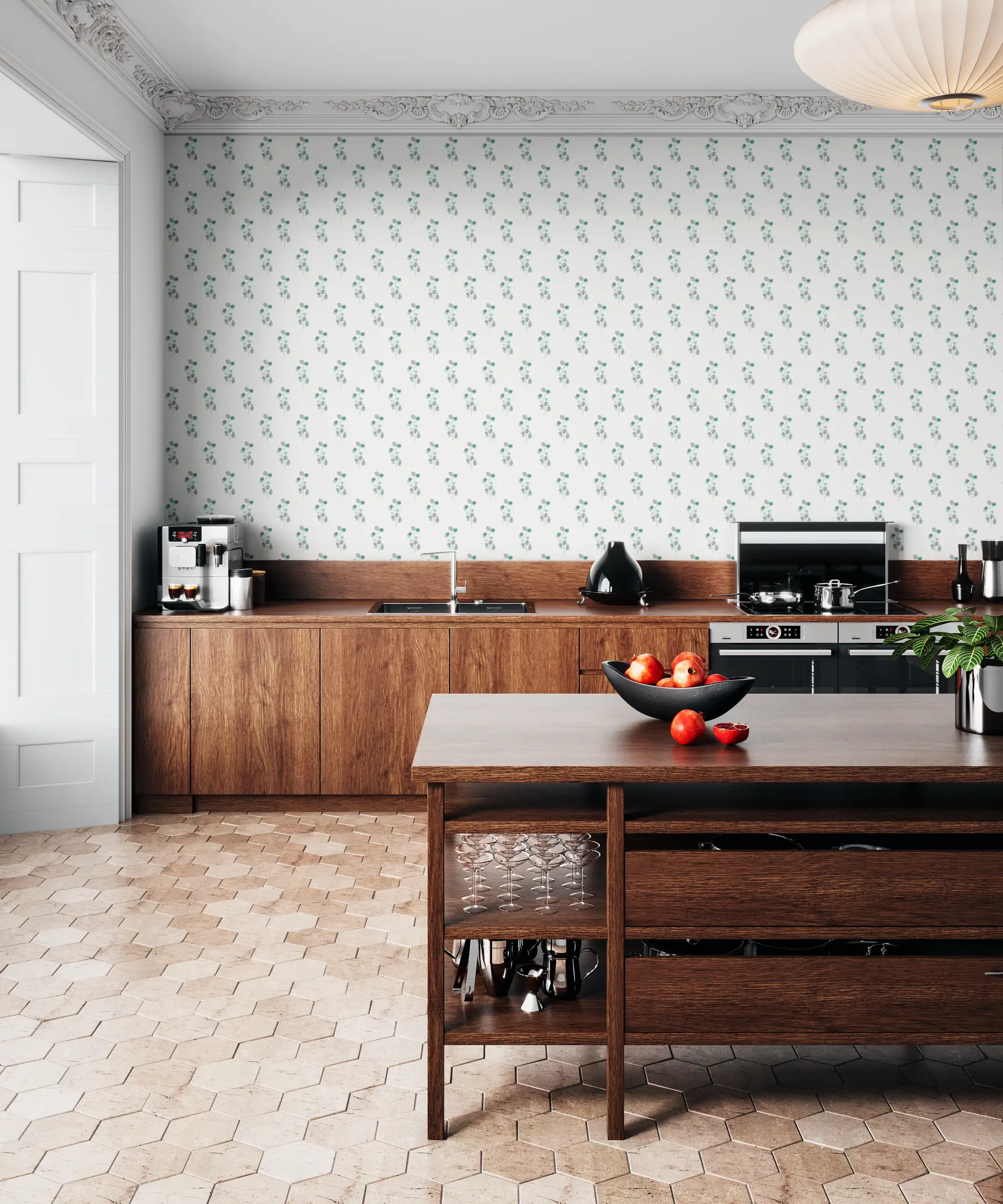 Tender Leaves Sparse wallpaper preview