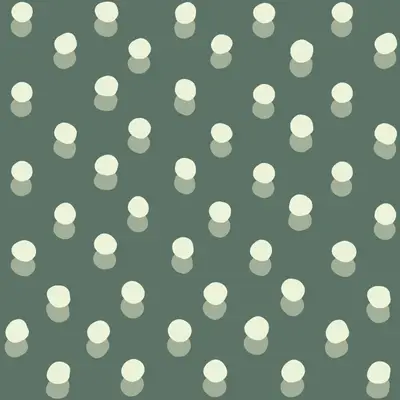 Dotty Delight green wallpaper design