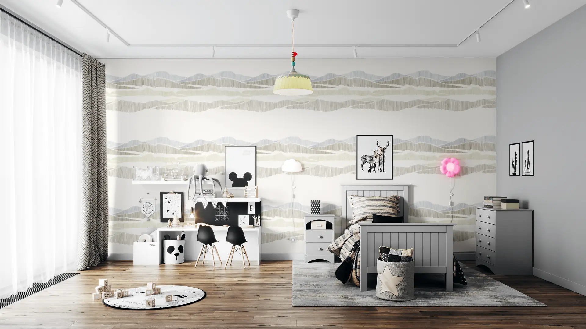 Mountain Linescape brown preview