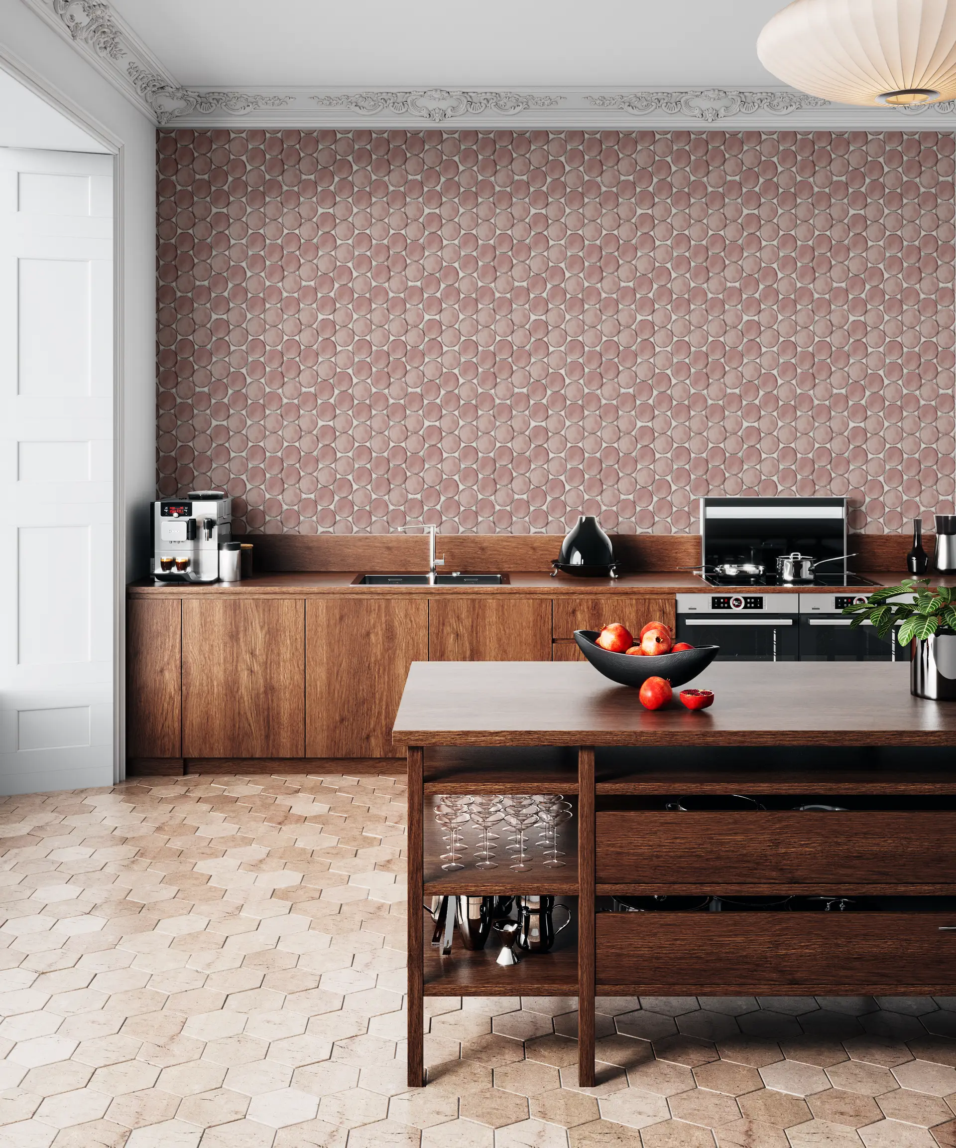 Microscope view brown wallpaper preview