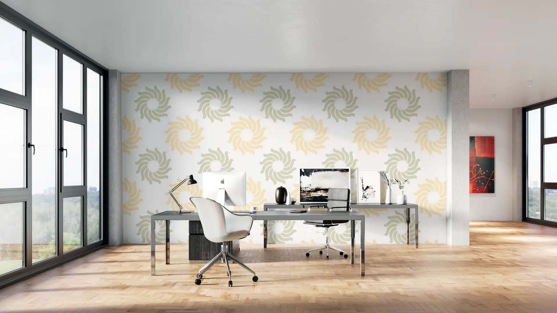 Sunny Strokes green preview