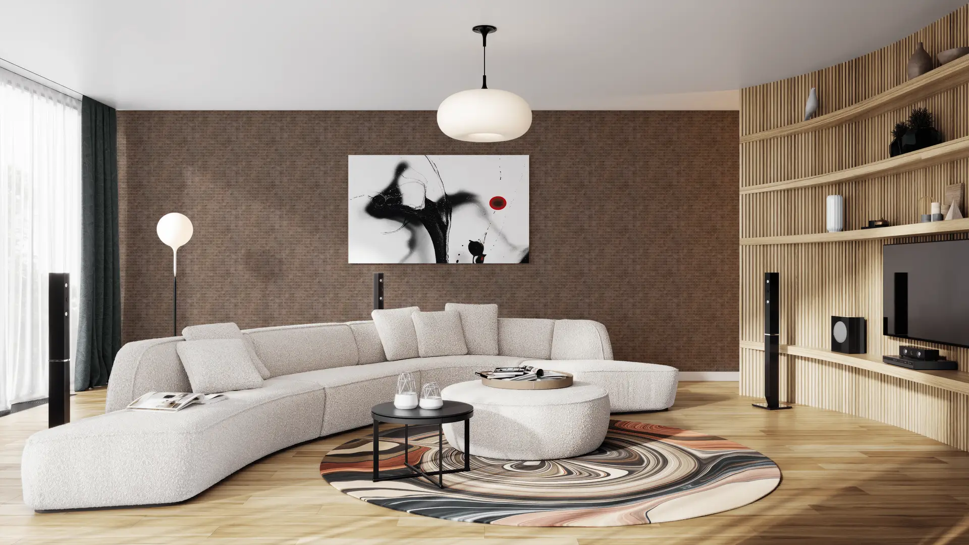 Gatsby Glamour Rounds Brown preview