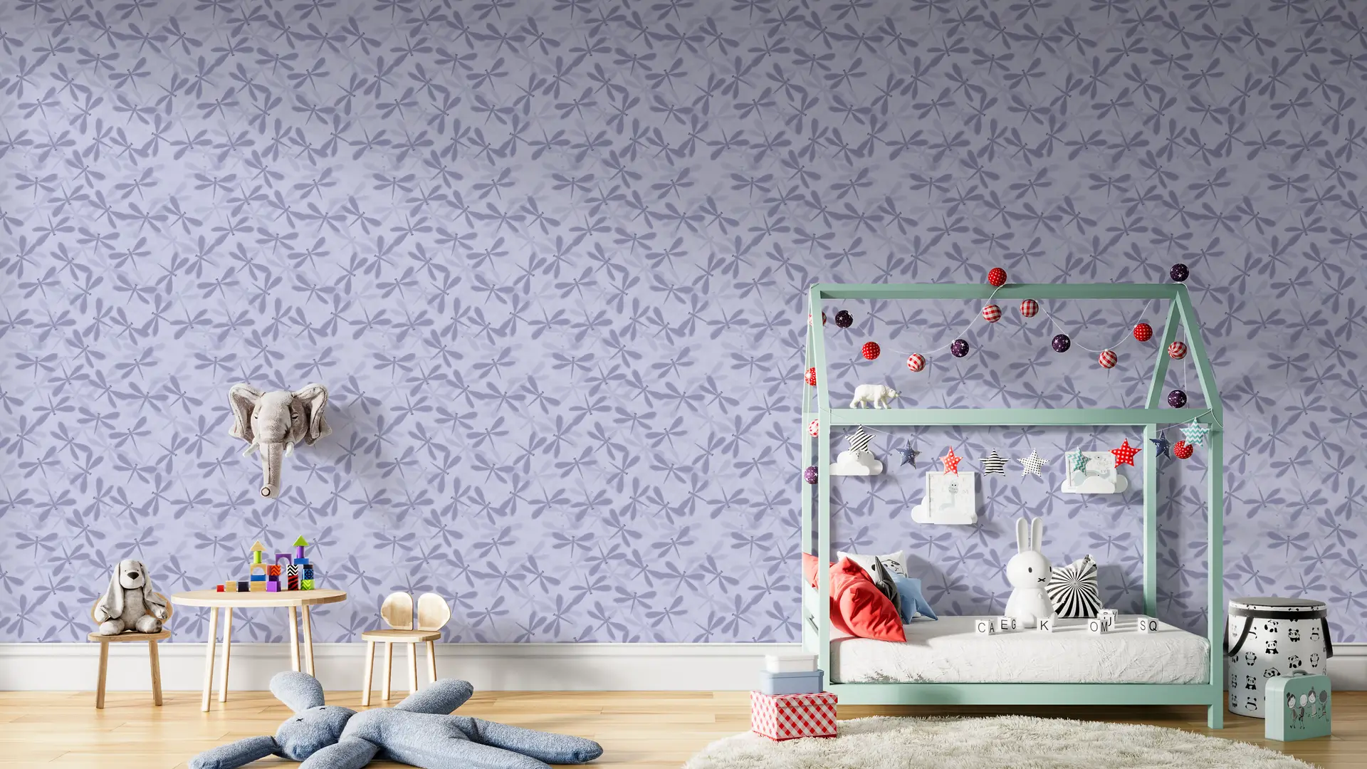 Dragonflies purple wallpaper preview